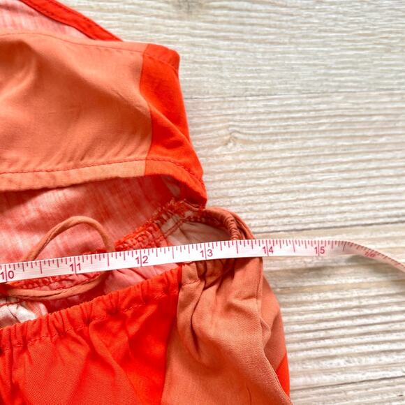 Lovers +‎ Friends Cupid Striped Mini Dress | Orange Size XS - Picture 9 of 10